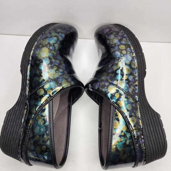 Dansko LT Pro Clogs Size 40 US 9.5-10 Patent Leather Comfort Nursing Slip On - Picture 7 of 11